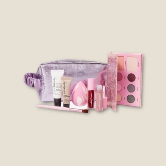 Ulta 8-Piece Makeup Set w/ Lilac Bag - Picture 1 of 5